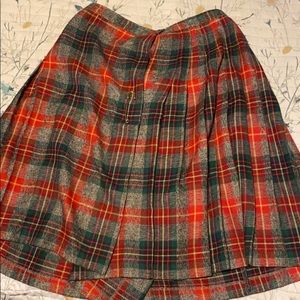 Plaid skirt
